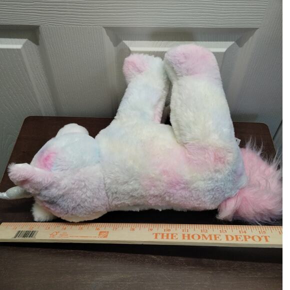 Bear Factory Mystic Cat Pastel Tie Dye Stuffed Animal Plush 15 Inch Caticorn - Picture 5 of 9